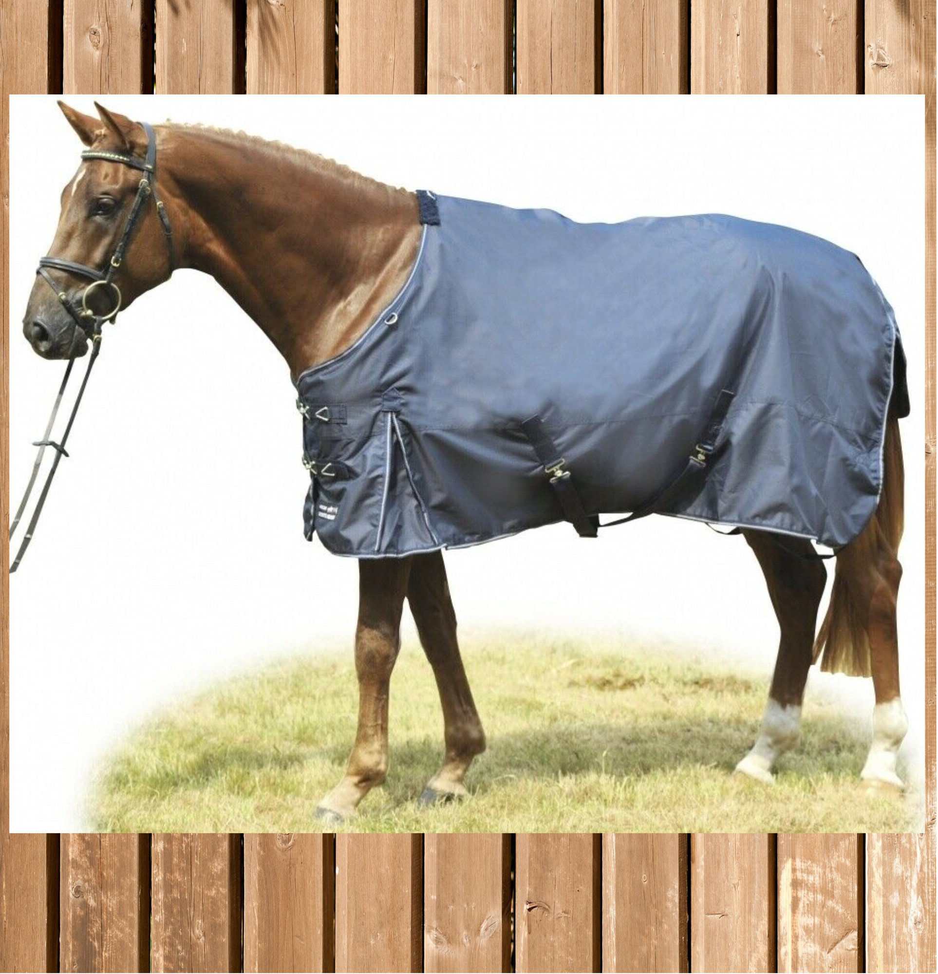 HKM Light Weight Professional Regendecke, Weidedecke m. Fleece